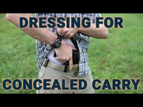 Practical tips to dress for carrying a concealed gun