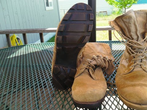 1st and 2nd pattern USGI desert jungle boots