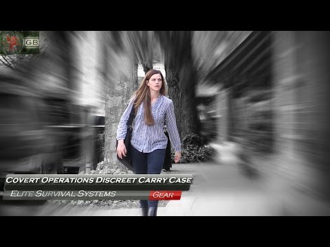 Woman Carries MP-5 Downtown! Covert Operations Discreet Carry Case by Elite Survival Systems