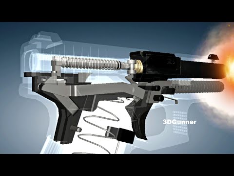 3D Animation: How a Striker Fired Pistol works