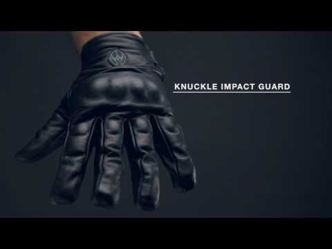 Damascus Protective Gear ATX-95 - All-Leather Gloves with Knuckle Guards