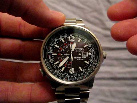 Citizen EcoDrive Nighthawk Video Review