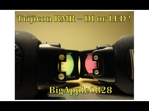 Trijicon RMR - Dual Illuminated vs. LED