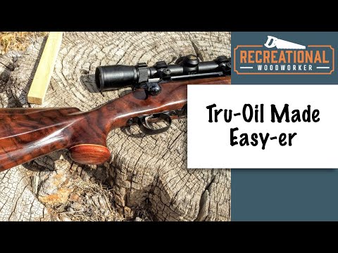 Finishing a Gun stock with Tru Oil - Complete How To (The Recreational Woodworker)