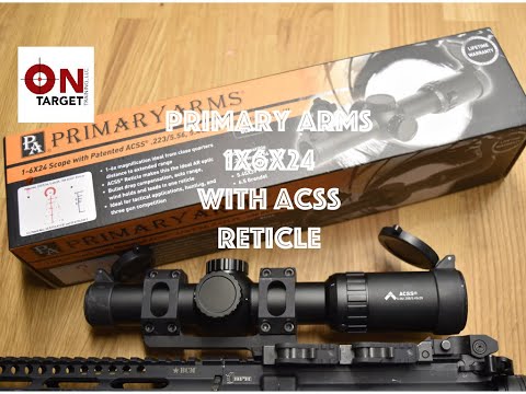 Primary Arms 1x6 Gen 3, with the ACSS Reticle