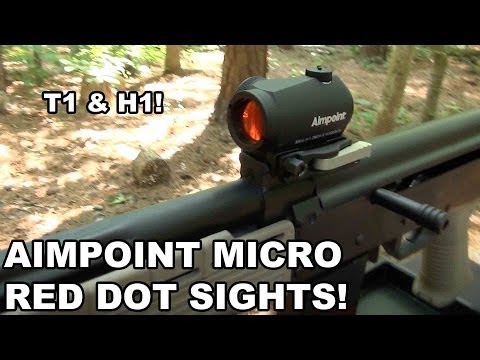 Aimpoint Micro Red Dot Sights! T1 &amp; H1 Compared