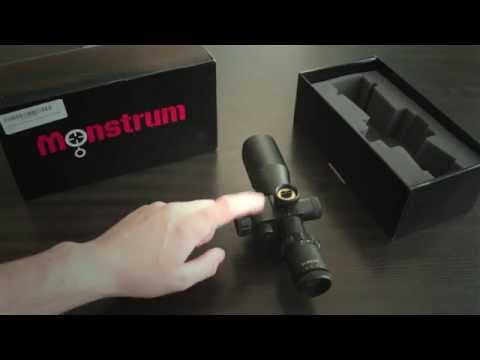 Monstrum Tactical 3-9x 40mm laser scope: Get slightly more than you pay for