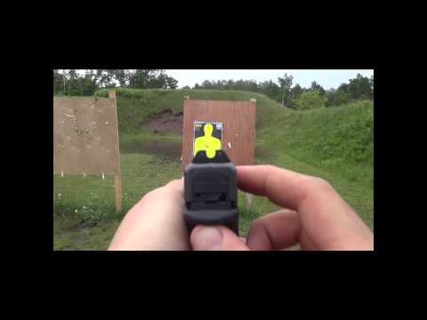 Trijicon hd night sights POV and some shooting