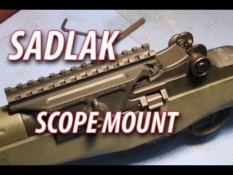 How to Install the SADLAK Scope Mount M1A or M14 Springfield