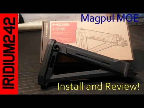 Install and Review of the Magpul MOE Stock