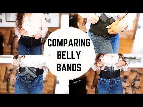 BELLY BAND COMPARISON AND REVIEW | Rating 4 belly bands! Bravobelt, Tactica, Crossbreed, CanCan