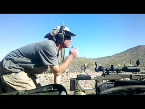 Savage 110 &amp; Millet TRS-1 Sniper Practice 3-21-12