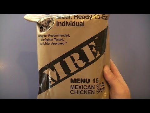MRE Review - Menu 15 - Mexican Style Chicken Stew (2012)