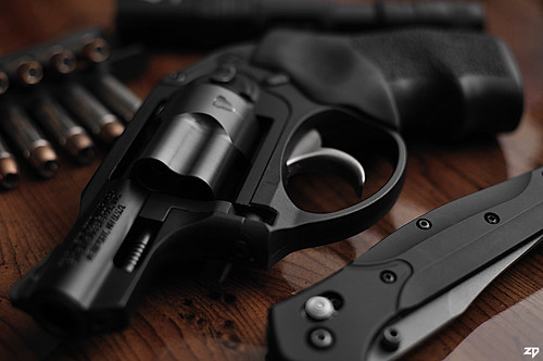 Pocket revolver for defense